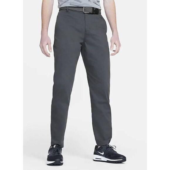 NIKE Dri Fit Men's Standard Fit Golf Chino Dark Smoke Grey Pants Size 36X34 - Picture 1 of 10